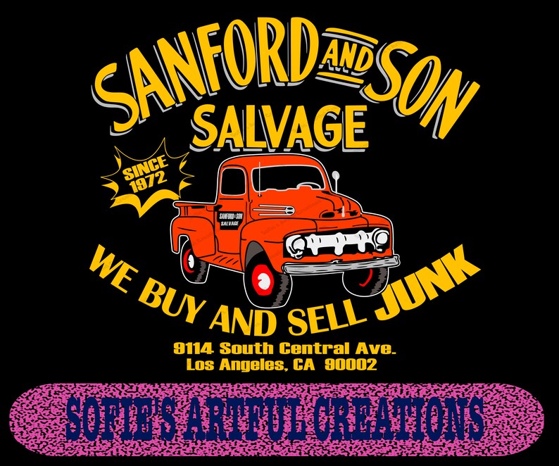 Sanford and Son Salvage Svg CUTTABLE SVG You Big Dummy - Etsy India