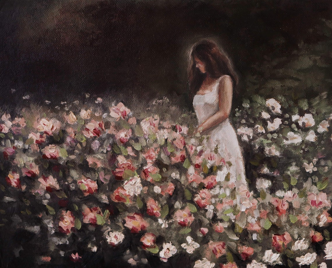 Paper Lace - Lady in Garden O/S