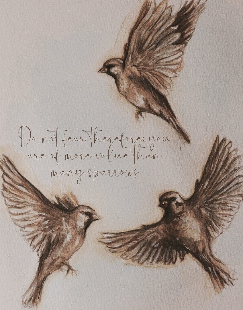 Worth More Than Many Sparrows Digital Print - Etsy