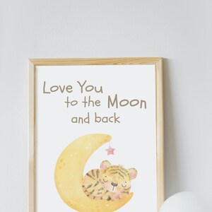 Nursery Wall Art, Nursery Wall Decor, Nursery Wall Art Printable, Nursery Decor, Nursery Prints, Nursery Art, Moon Nursery Wall Art