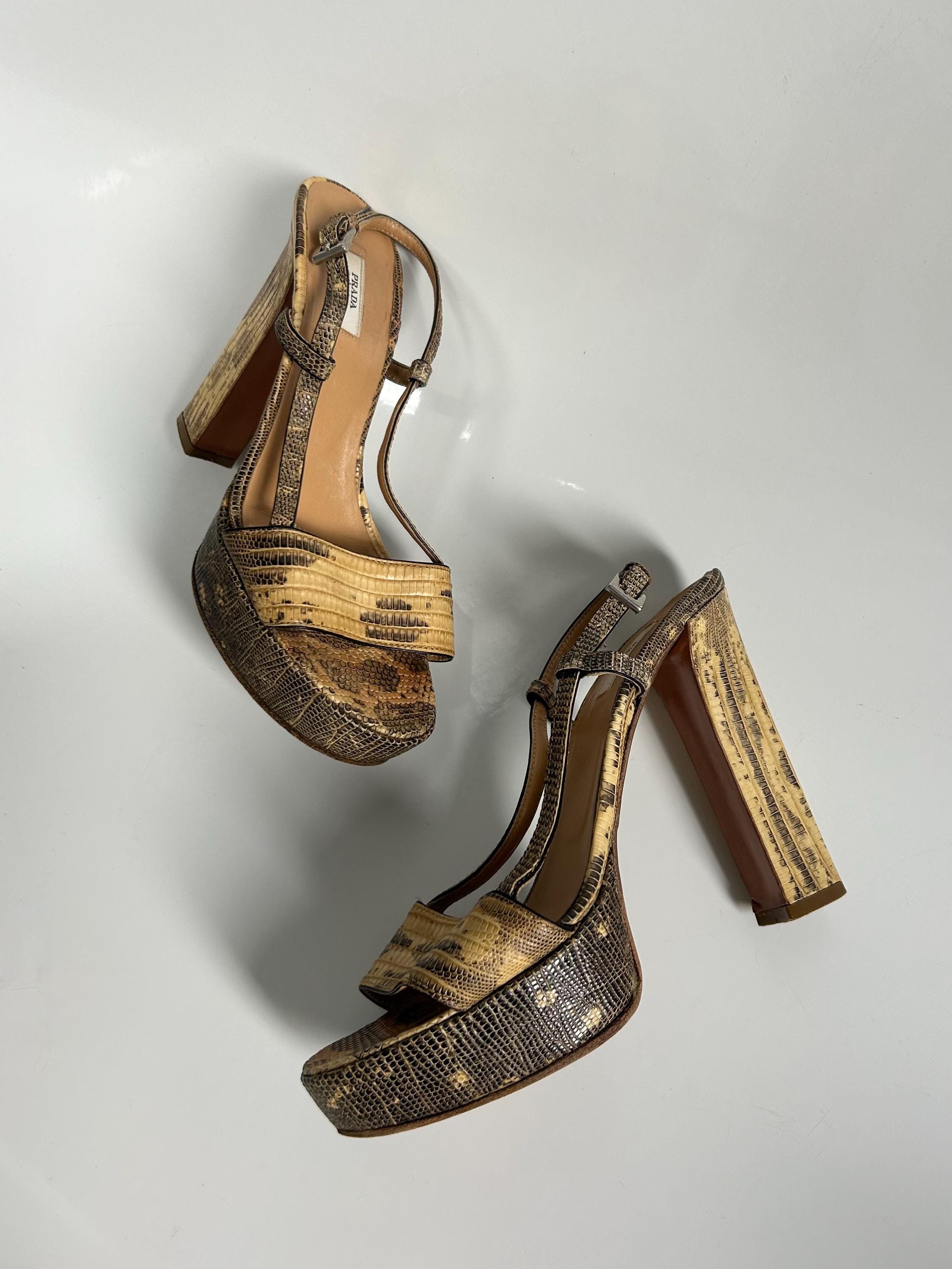 Prada T Strap Shoes - Etsy