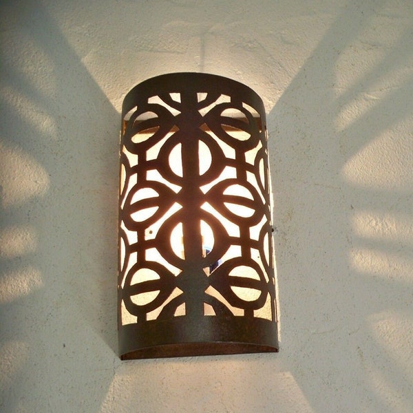 applique murale Marocaine fer forgé lampe lustre lanterne orientale