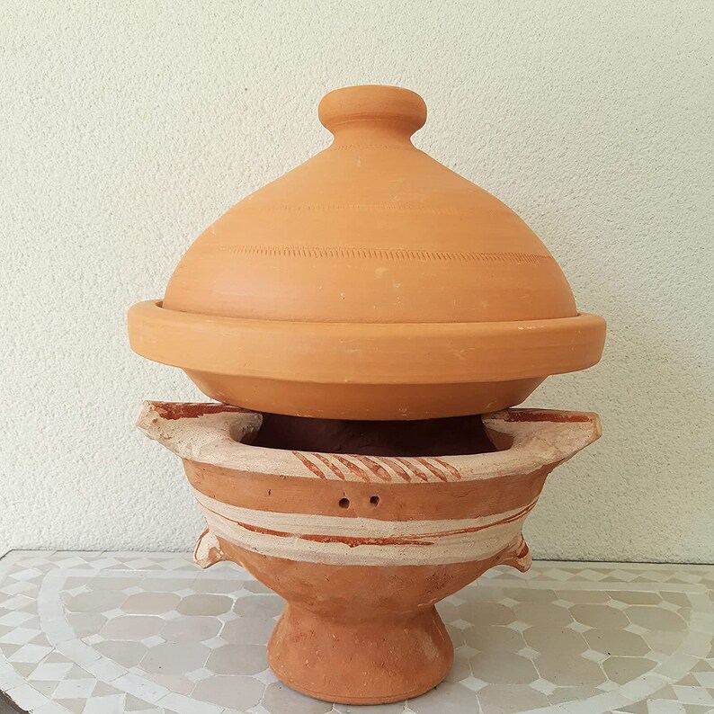 Kanoun Brasero Barbecue Pour Cuisson Tajine Tagine Marocain Etsy