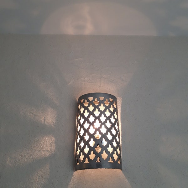 applique murale Marocaine Aluminium  lampe lustre lanterne orientale