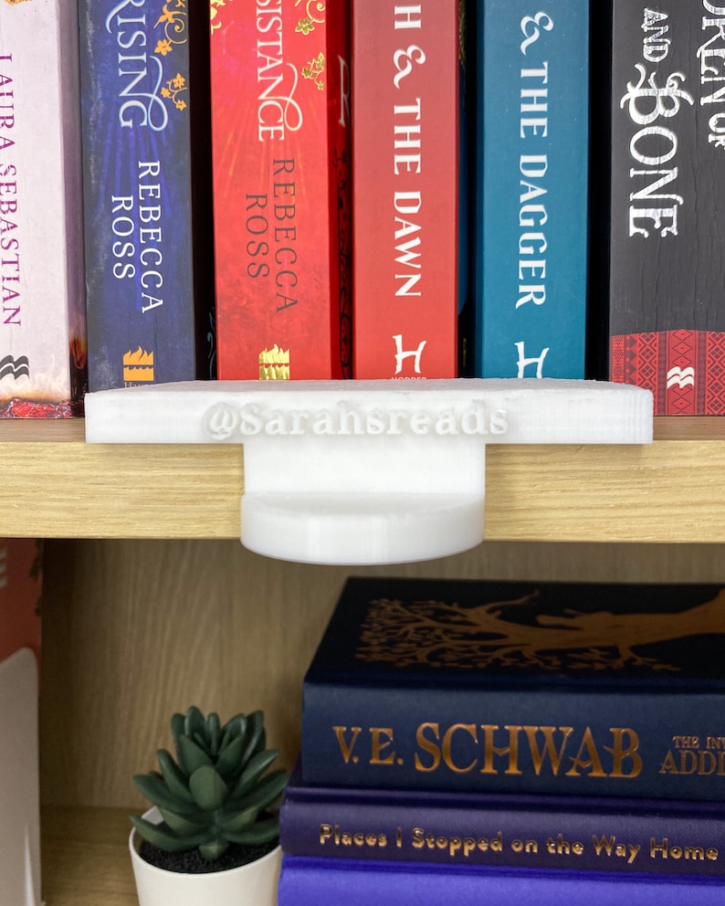 Booktok Bookshelf Guide Align Books Perfectly 3D Printing Etsy Finland