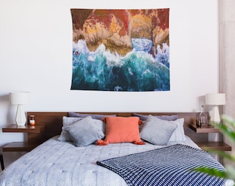 Monterey Shoreline | Indoor Wall Tapestry | Polyester | Multiple Sizes