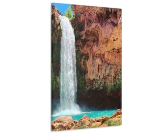 Havasupai Falls Canvas Print, Grand Canyon Wall Art