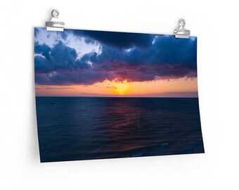 Saint Petersburg Florida Sunset Art Print, Home Decor