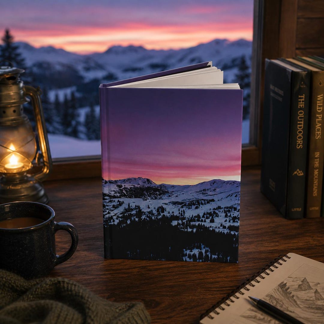 Matte Cover Journal Hardcover Matte Journal, Loveland Pass Colorado Cover, 150 Lined Pages ...