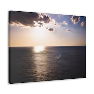 Canvas Wall Art Saint Pete Beach Sundown Bedroom Art Living Room Art Dining Room Art Bar Art image 1