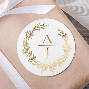 Adesivi Matrimonio, Adesivi Personalizzati, Adesivi Con Monogramma Per Inviti Di Nozze, Etichette Adesive Personalizzate Per Bomboniere