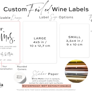 Pairs Well With Becoming Grandparents, Pregnancy Announcement, Personalized Pregnancy Announcement Gift, Baby Announcement Wine Labels image 4