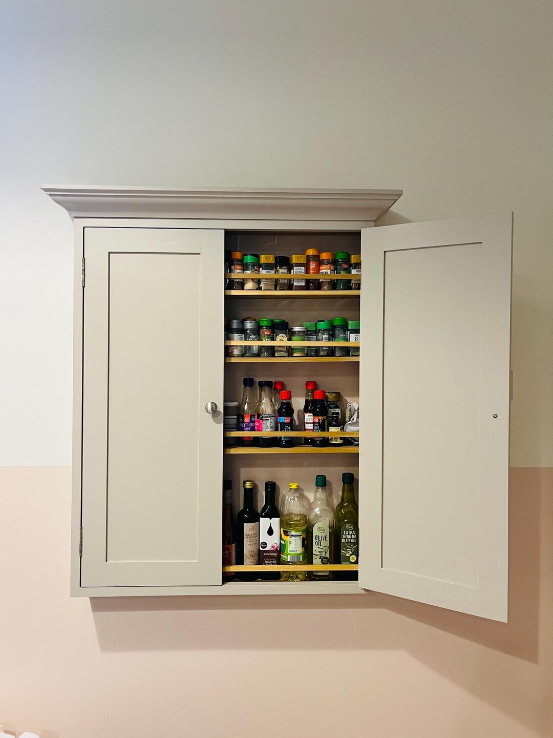 Bespoke Spice Rack / Condiment Cupboard - Etsy