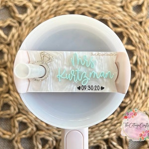 Mrs Tumbler Tag, Wifey Name Plate, Future Mrs Personalized Name Plate, Gifts for her,Tumbler Name Tag, Acrylic Name Plate