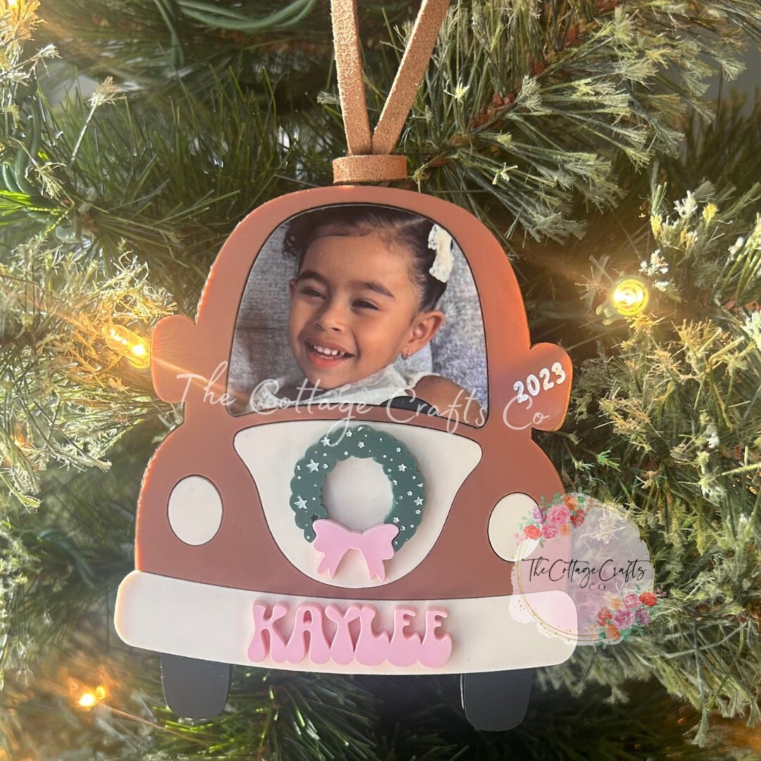 Kids Christmas Ornament, My First Christmas Ornament, Car Ornament, Personalized Ornaments
