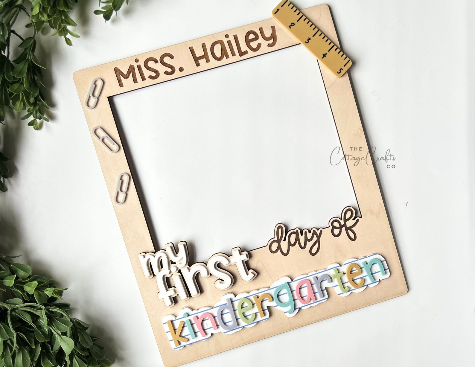 Teacher Classroom Photo Frame, Photo Prop, First Day of School,photo ...