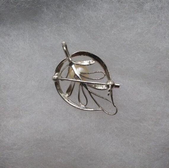 Vintage Brooch Pin Pendant, Sterling Silver, Genu… - image 5