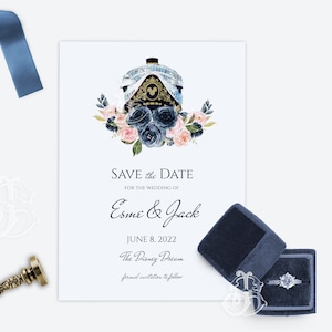 Disney Cruise Save the Date Invitations, Destination Disney Cruise Wedding, Disney Fantasy, Disney Dream, Fairy Tale Wedding Invitations