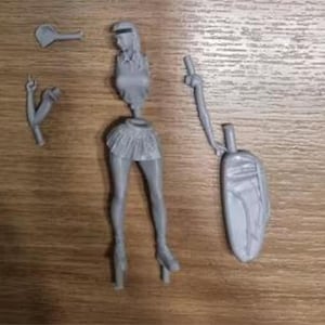 Sexy Tennis Resin Girl Figure Kit Model Miniature Unpainted Scale 1-24