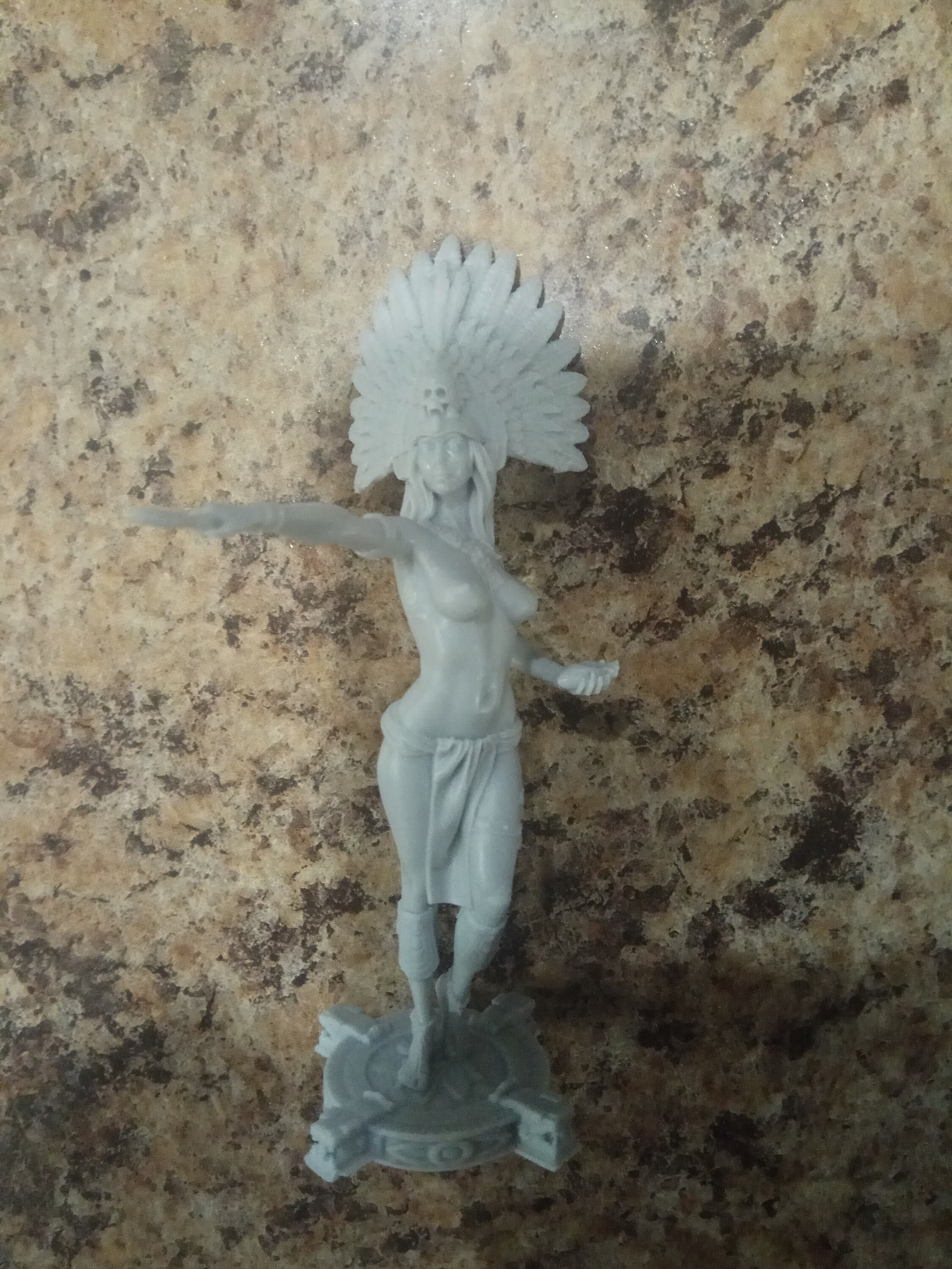 Nude Indian Female Resin Miniature Adult Unpainted Self-assembled Model