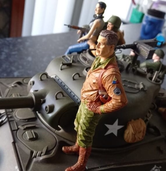 Tank Commander Resin Soldier Model Military Figure Scale 1