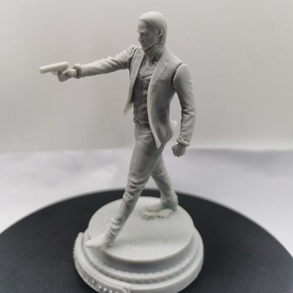 Agent Hold Gun Resin Adult Scene 75 MM Unpainted Model Art Miniature Figure