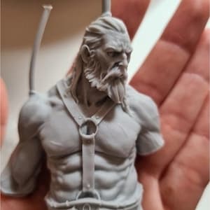 Viking Commander Bust Resin Figure Model Kit Unpainted Scale 1-10