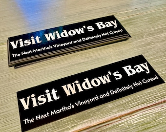 WIDOW'S BAY Sticker