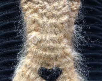 Knitted Lakeland Terrier brooch