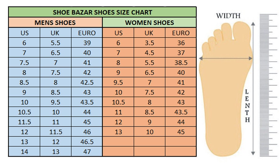 Saiz kasut euro to malaysia