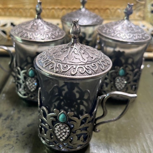 Moroccan Tea Set Etsy