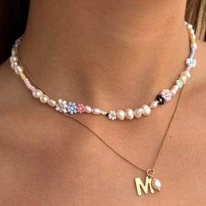 Collar con dije de letra | Collar con colgante | Iniciales | Ideas de regalo