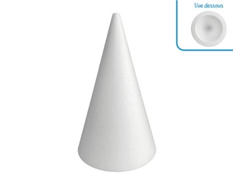 Polystyrene hollow cone