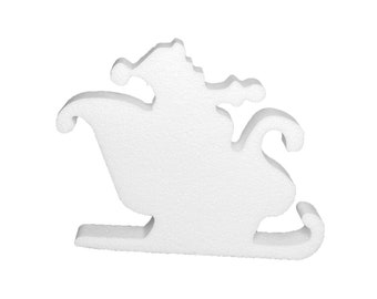 Decorative silhouette "Santa Claus and his sleigh"