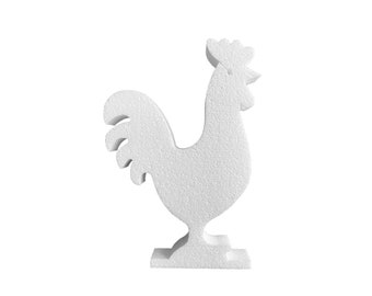 Decorative silhouette "Rooster on base"