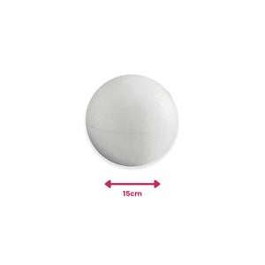 Polystyrene sphere 3cm-15cm 15cm