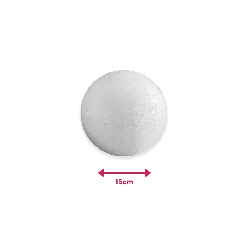 Polystyrene sphere 3cm-15cm 15cm