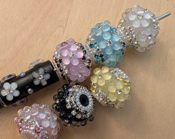 LIQUIDACIÓN Paquetes de cuentas elegantes para bolígrafos, llaveros, dijes, barras, etc.