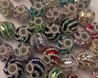 Hand Made Fancy Bead Packs for Beadable Pens Keychains Charms Bars Etc