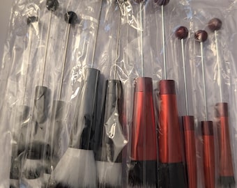 Metal Makeup Brush Set Beadable