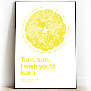 The Stone Roses / I Am The Resurrection / Wall Art / Poster / Print / Ian Brown / Music Poster
