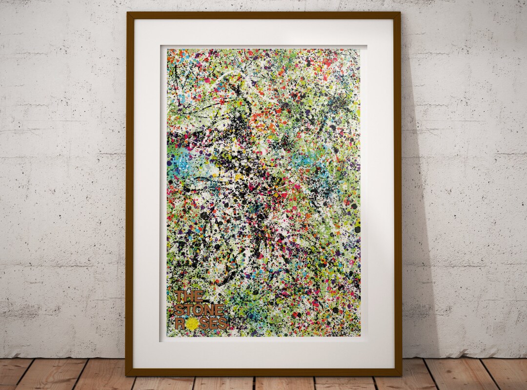 The Stone Roses Poster, Stone Roses Print, Album Style Print, Jackson