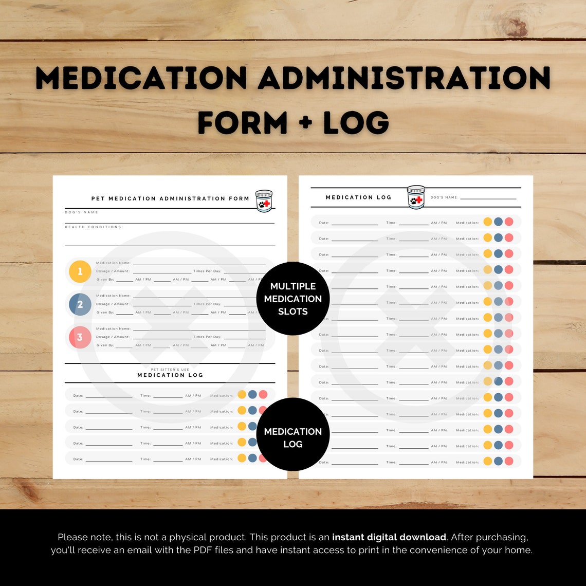 Dog Boarding Form Package Dog Care Forms Dog Care Template Etsy UK