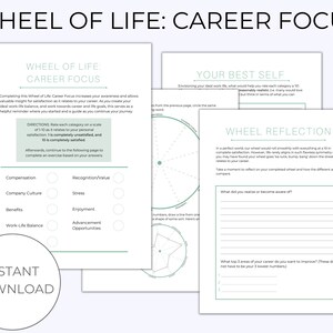 Wheel of Life: CAREER FOCUS