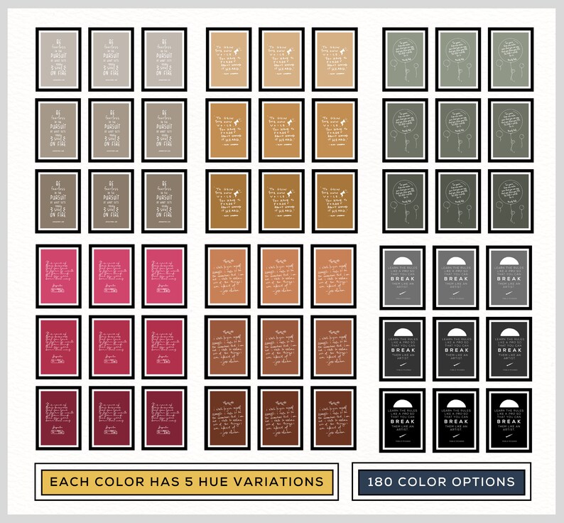 180 Printable Motivational Writer Posters. Art Prints for Home and ...