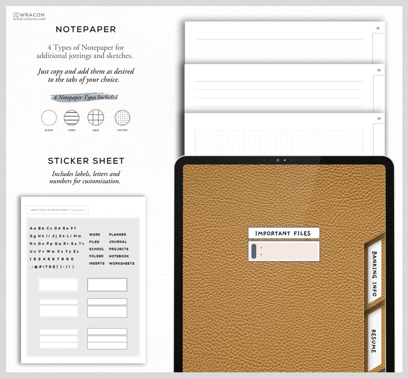 Digital File Folder yellow Digital Planner Goodnotes Cover Customize ...