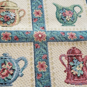 Teapot Tapestry Unique Take A LOOK!