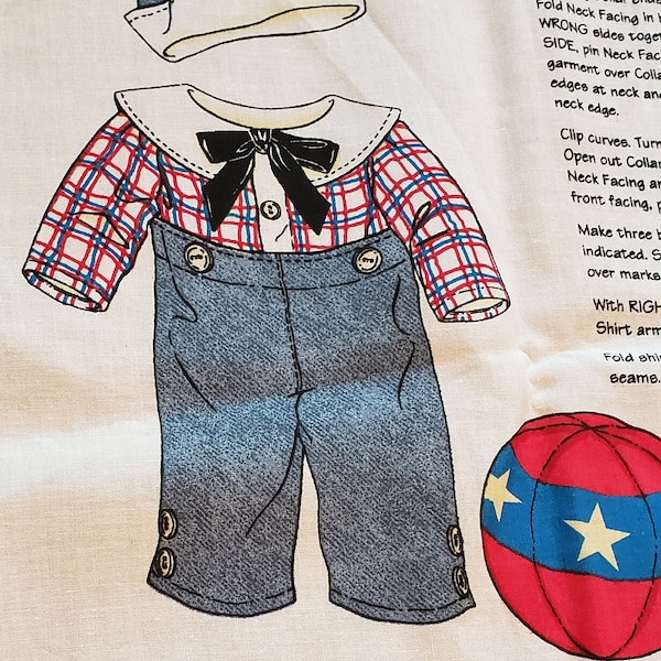 Fabric Panel for Raggedy Andy's Classic Outfit copyright Simon & Schuster, Inc.