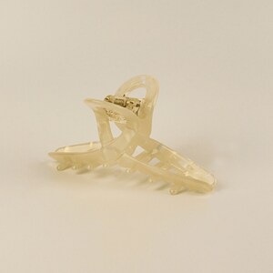 Beige Hair Clip Claw for Girls & Women | Hair Accessories