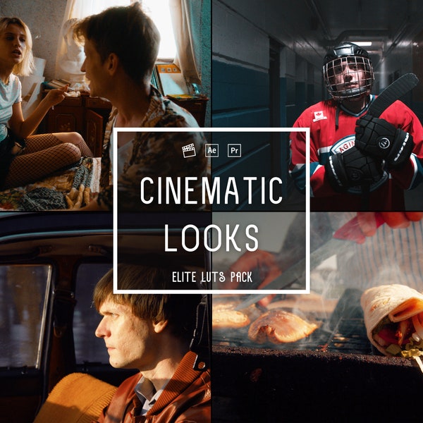 20 Cinematic LUTs Video Presets | Photo and Video | Mobile & Desktop | Video Presets | Lightroom | Premiere Pro | Lumafusion| Final Cut Pro